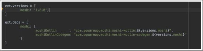 Moshi library example